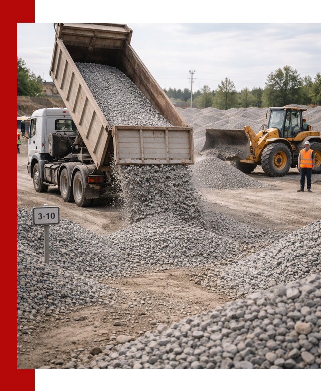 Гранитный щебень фракции 3–10: доставка и продажа в Добрянке