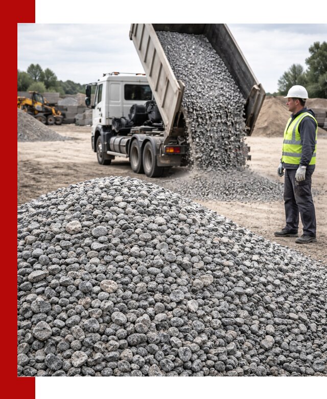 Доставка и продажа гранитного щебня фракции 5-20 в Добрянке