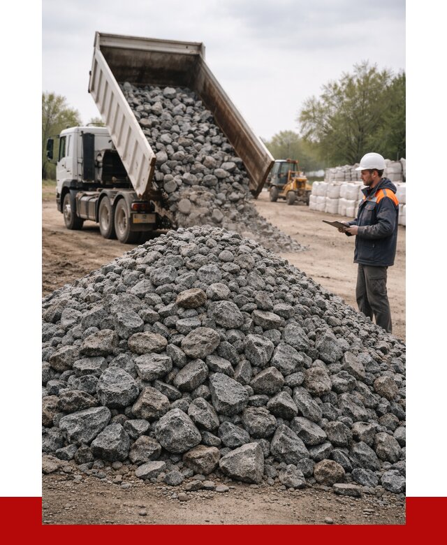 Гранитный щебень фракция 100-200 в Добрянке от 4243 р. ПРОНЕРУДДбр