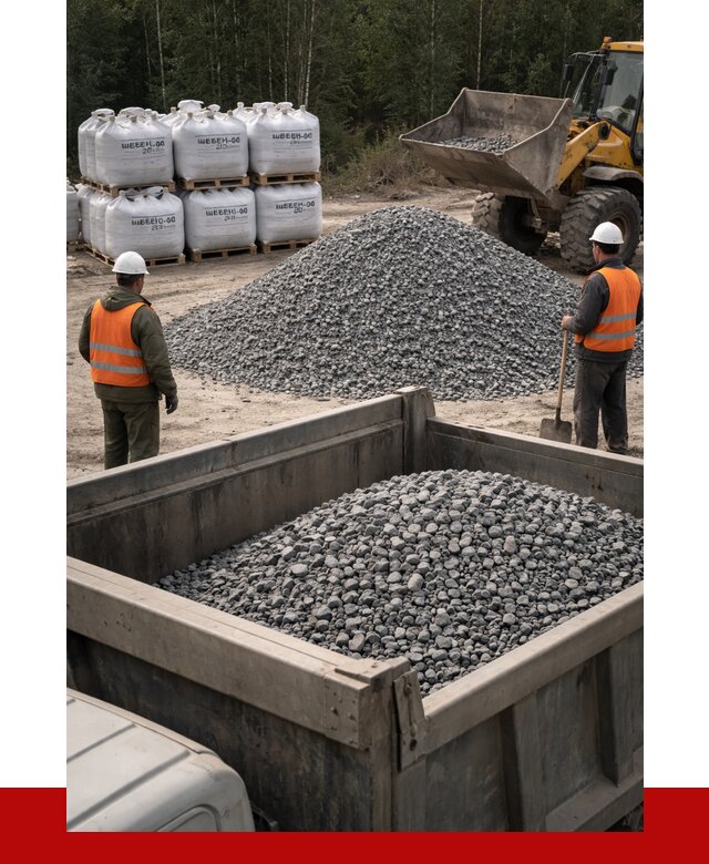 Щебень габбро диабаз 20-40 в Добрянке от 3435 руб. | ПРОНЕРУДДбр