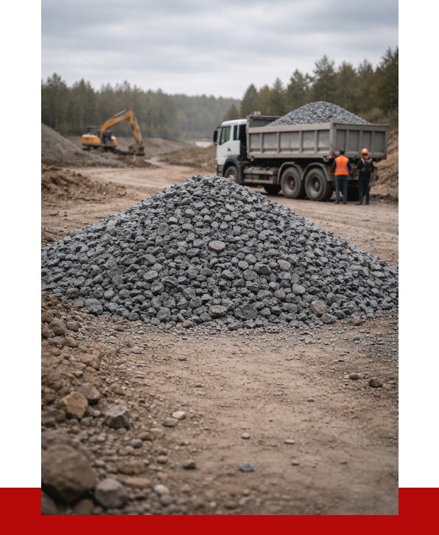 Щебень габбро диабаз фракция 40-70 в Добрянке от 2222 р-ПРОНЕРУДДбр