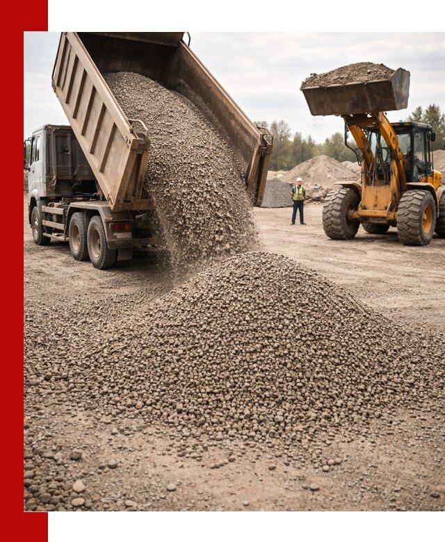 Гравийный щебень фракция 3–10 с доставкой в Добрянке