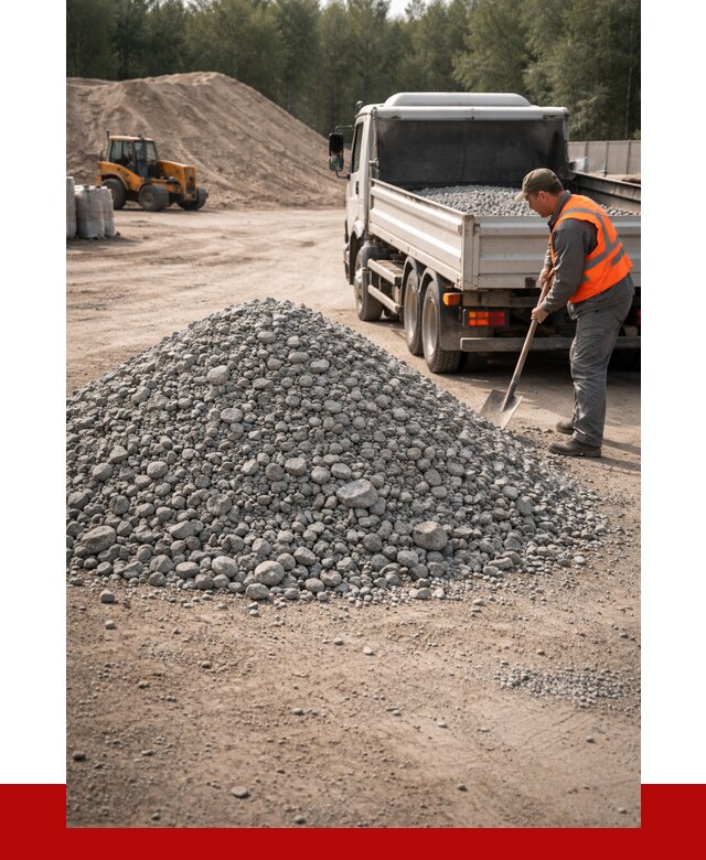 Гравийный щебень фракция 5-10 в Добрянке от 2222 р. | ПРОНЕРУДДбр