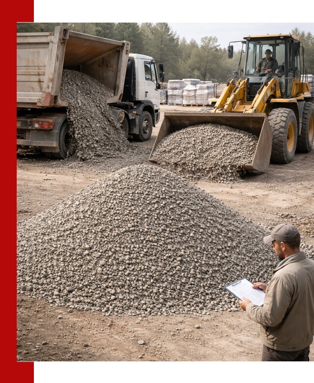Гравийный щебень фракция 5–10 с доставкой в Добрянке