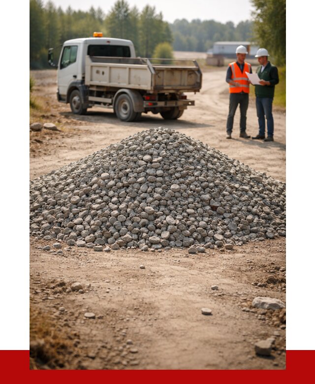 Гравийный щебень фракция 20-40 в Добрянке от 1212 р. | ПРОНЕРУДДбр