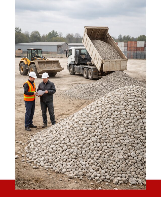 Известняковый щебень в Добрянке от 1414 р. доставка | ПРОНЕРУДДбр