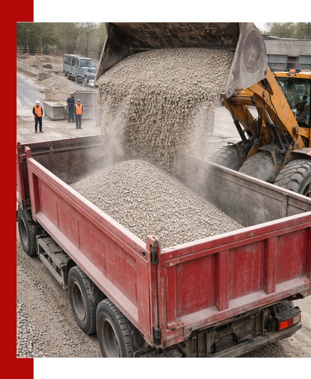 Купить известняковый щебень фракции 0-5 с доставкой в Добрянке