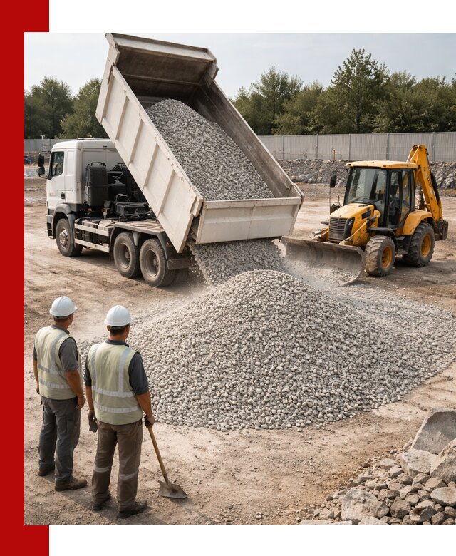Купить известняковый щебень фракции 5–10 мм с доставкой в Добрянке