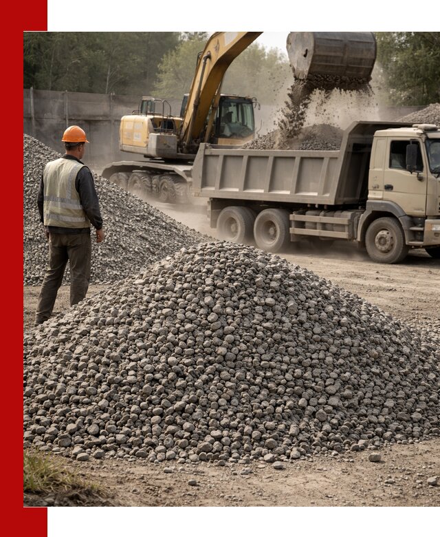 Шлаковый щебень фракция 5-20 с доставкой в Добрянке