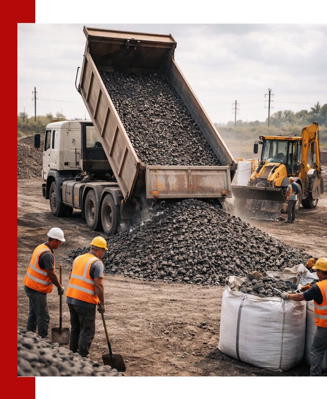 Шлаковый щебень фракция 40-70 с доставкой в Добрянке