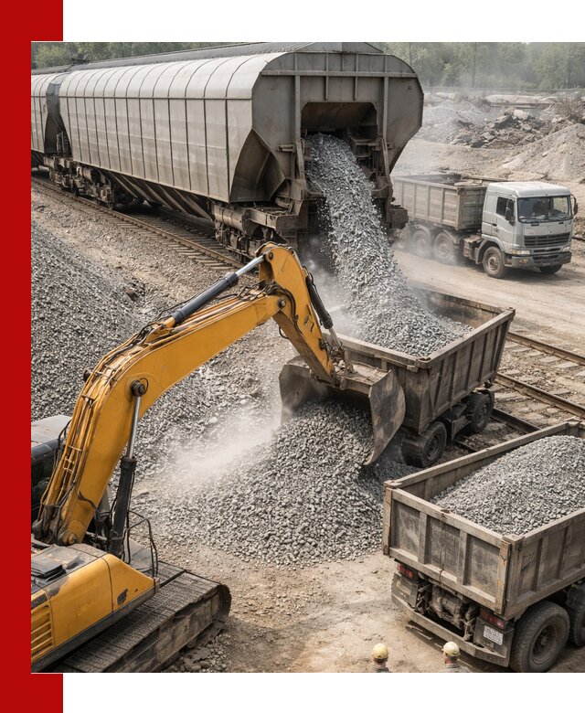 Доставка железнодорожного щебня в Добрянке крупными партиями быстрого отгруза