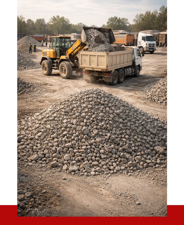 Вторичный щебень фракция 40-70 в Добрянке от 1758 р, ПРОНЕРУДДбр