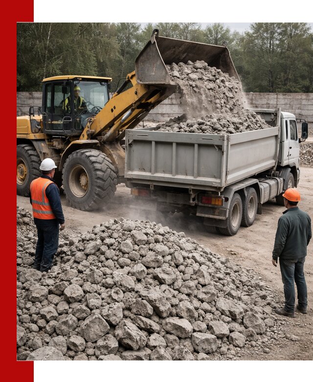 Вторичный щебень фракция 70–150 в Добрянке с доставкой