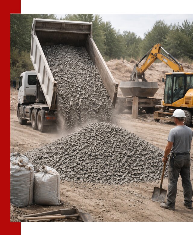 Доставка и продажа бетонного щебня в Добрянке