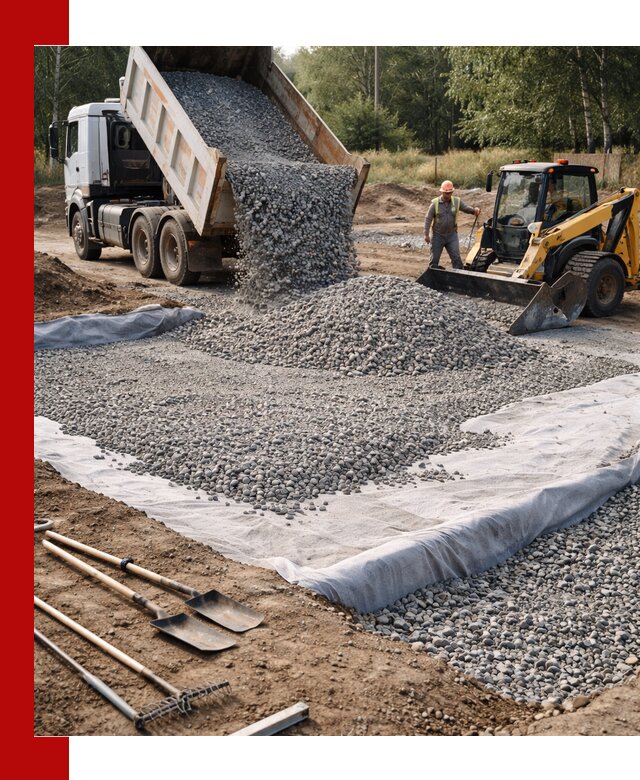 Щебень для фундамента с доставкой в Добрянке