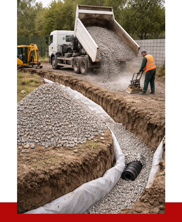 Щебень для дренажа в Добрянке от 1869 р., ПРОНЕРУДДбр доставка