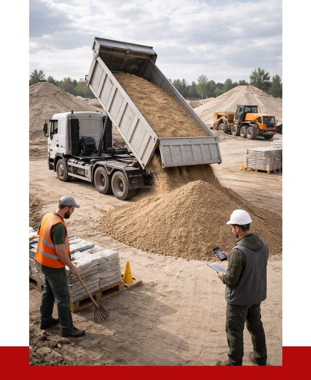 Карьерный песок с доставкой в Добрянке от 3637 р. ПРОНЕРУДДбр
