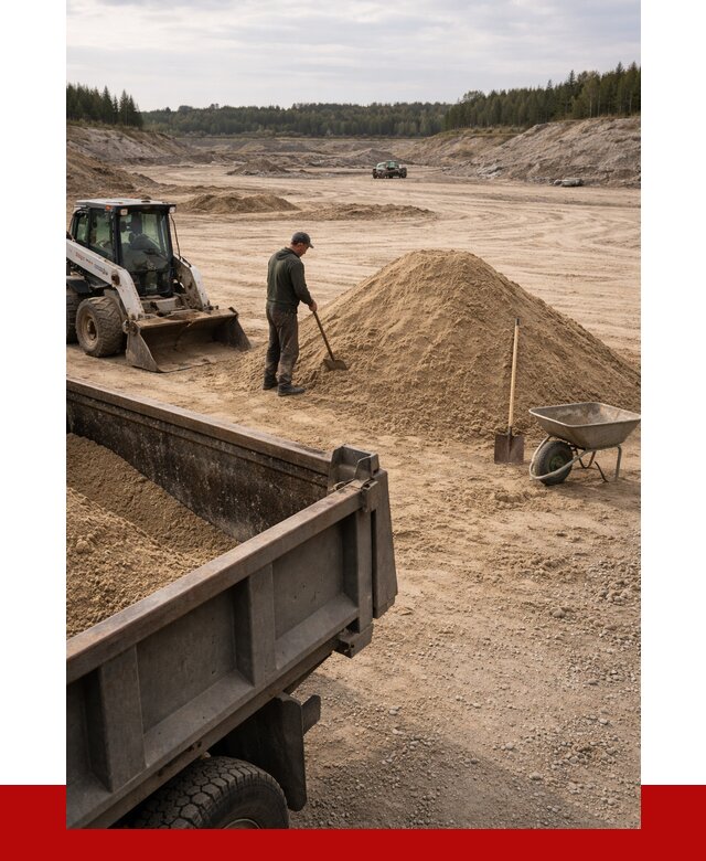 Карьерный песок среднезернистый в Добрянке, от 2222 р. ПРОНЕРУДДбр