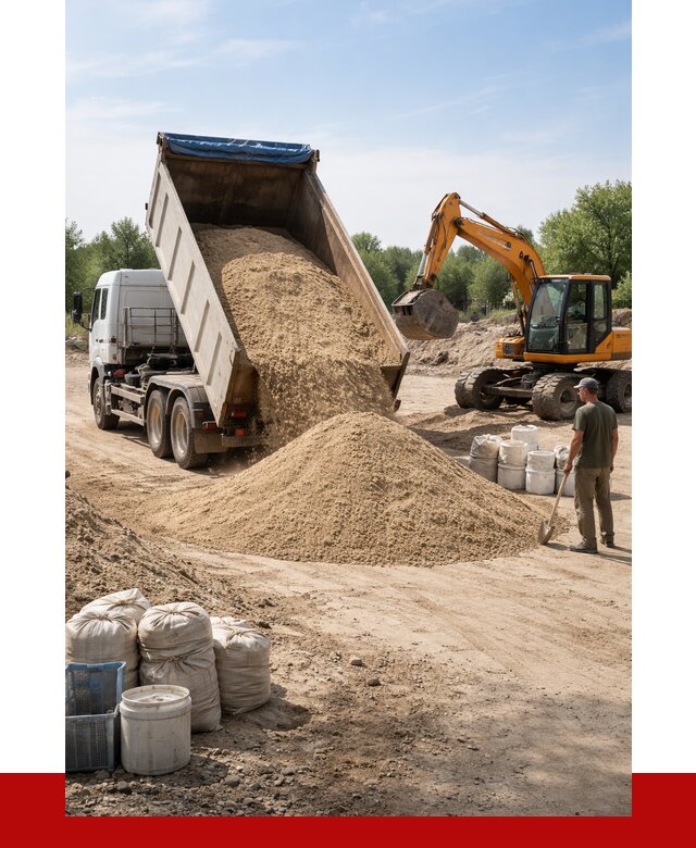 Купить речной песок в Добрянке от 1212 р. за куб | ПРОНЕРУДДбр