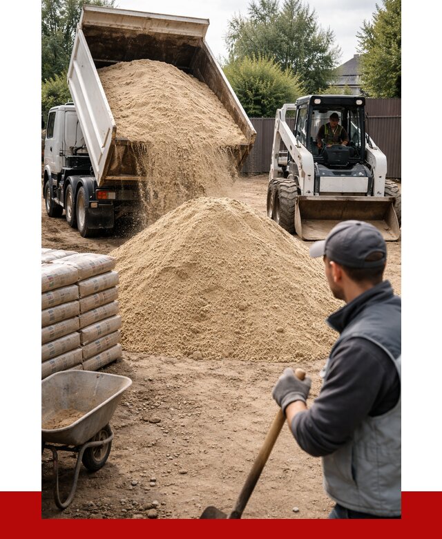Мытый речной песок с доставкой в Добрянке от 1465 р. | ПРОНЕРУДДбр
