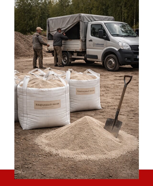 Кварцевый песок для пескоструя в Добрянке от 4546 р. | ПРОНЕРУДДбр