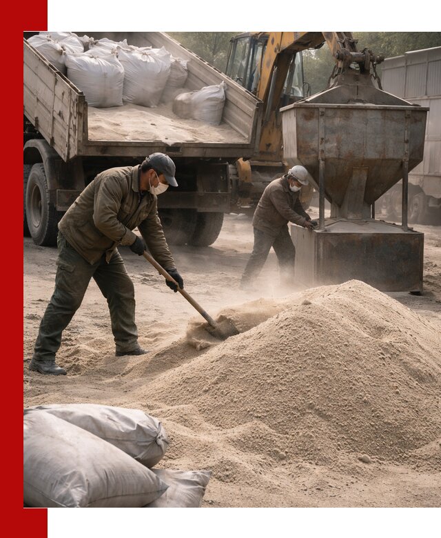 Кварцевый песок для пескоструя в Добрянке — доставка и качество