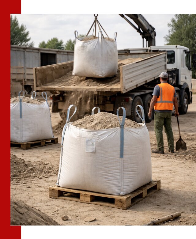 Доставка песка в биг бег в Добрянке быстро и без лишних хлопот