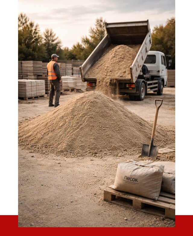 Купить сухой песок в Добрянке с доставкой от 2424 р. | ПРОНЕРУДДбр