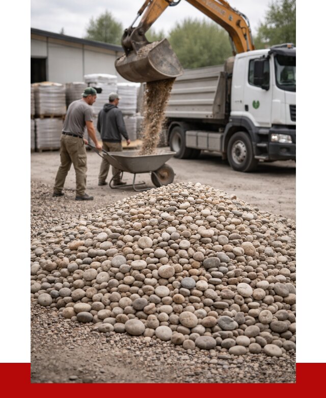 Галька декоративная в Добрянке от 3233 р. за куб | ПРОНЕРУДДбр