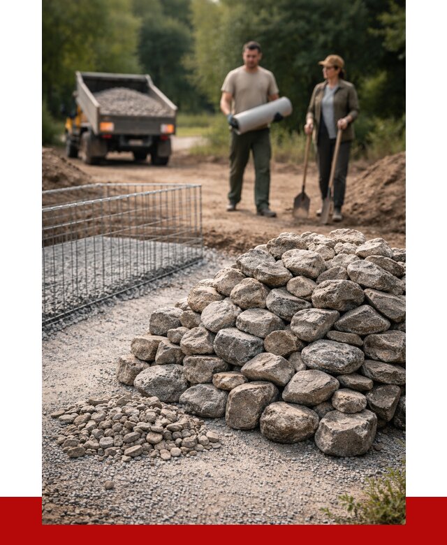 Камень для габионов фракция 100-200 в Добрянке от 4849 р. | ПРОНЕРУДДбр