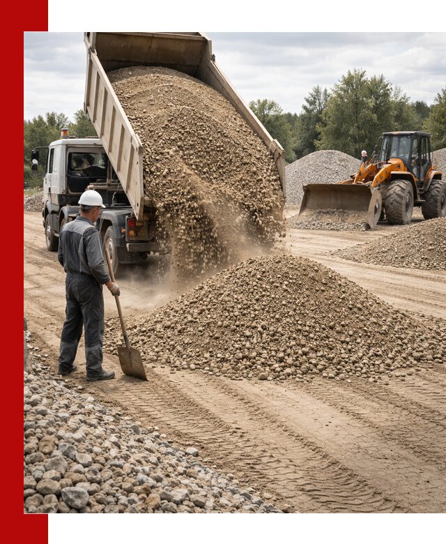 Доставка щпс С3 в Добрянке самосвалами и бортовыми грузовиками
