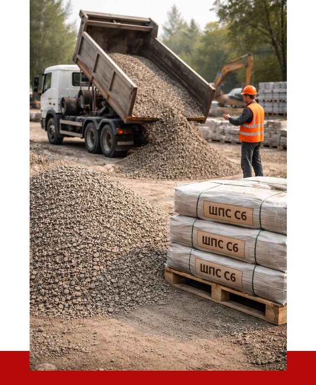 ЩПС С6 в Добрянке с доставкой от 2222 р. за куб | ПРОНЕРУДДбр