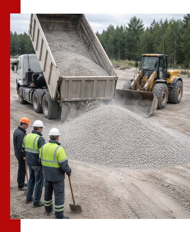 Известняковый отсев 0-5 доставка в Добрянке быстро и выгодно