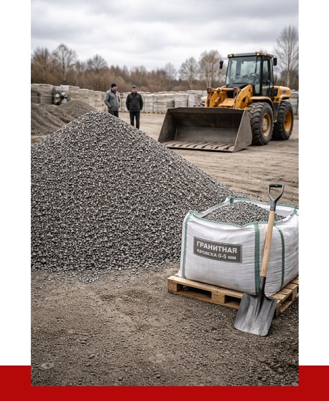Купить гранитную крошку в Добрянке от 4849 р. с доставкой | ПРОНЕРУДДбр