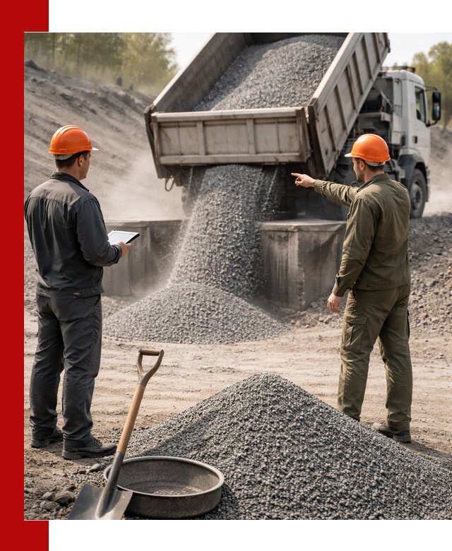 Гранитная крошка фракция 2-5 доставка в Добрянке