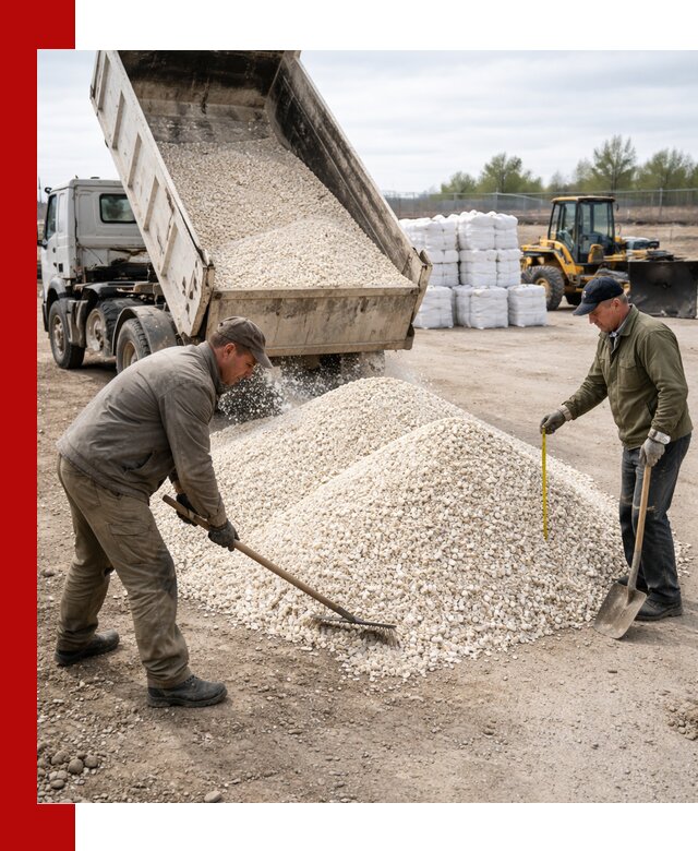 Мраморная крошка с доставкой и разгрузкой в Добрянке