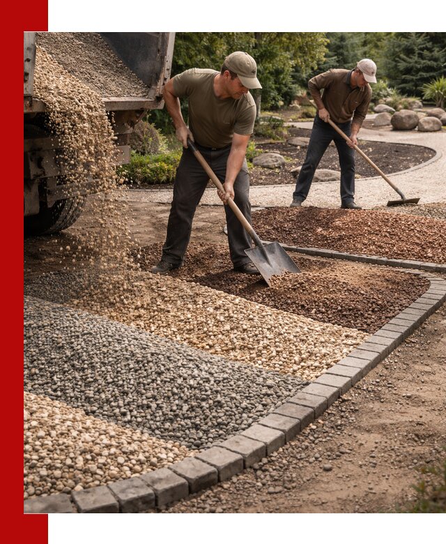 Декоративная крошка для ландшафта в Добрянке — продажа и доставка