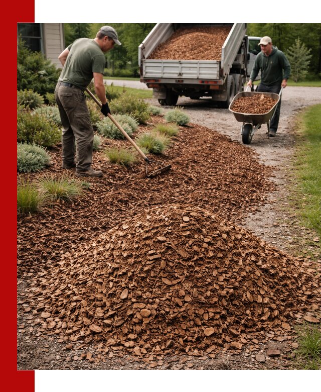 Крошка для мульчирования с доставкой в Добрянке
