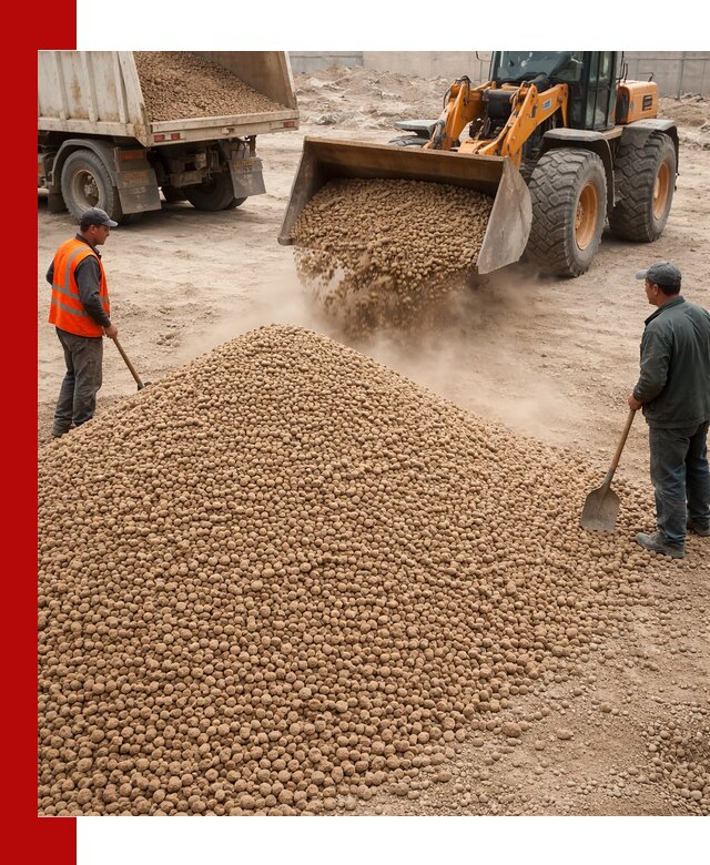 Керамзит фракция 10-20 с доставкой в Добрянке