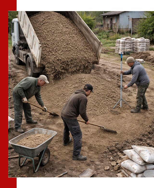 Керамзитовый песок с доставкой в Добрянке оптом и в розницу