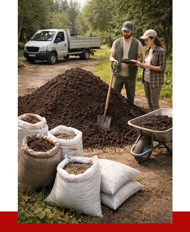 Купить грунт с доставкой в Добрянке от 4546 р. за м3 | ПРОНЕРУДДбр