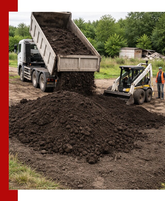 Поставка плодородной земли с доставкой самосвалом в Добрянке