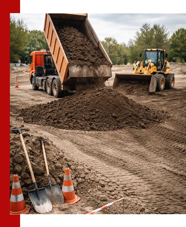 Поставка и доставка планировочного грунта в Добрянке