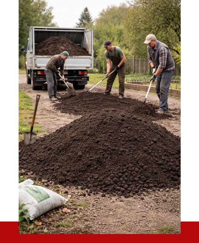 Купить землю для огорода в Добрянке от 3233 р./куб | ПРОНЕРУДДбр