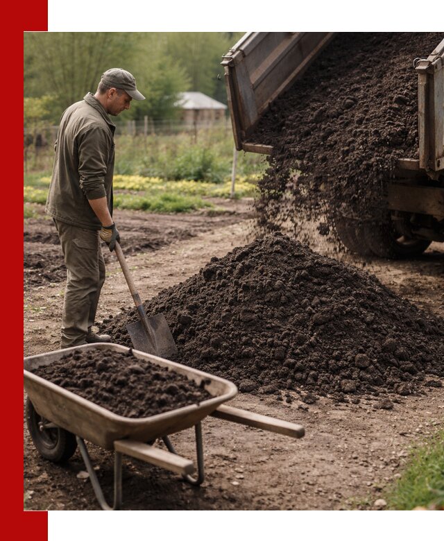 Доставка качественной земли для огорода в Добрянке