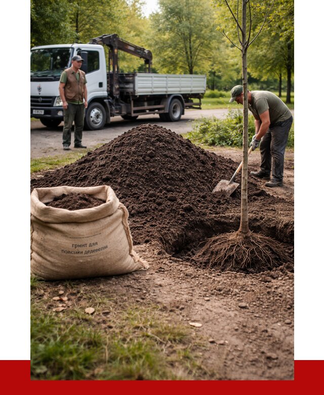 Грунт для посадки деревьев в Добрянке от 1212 р. | ПРОНЕРУДДбр