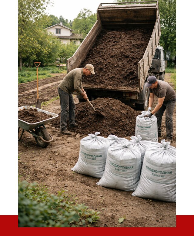 Плодородная смесь в Добрянке от 4243 р./куб с доставкой | ПРОНЕРУДДбр
