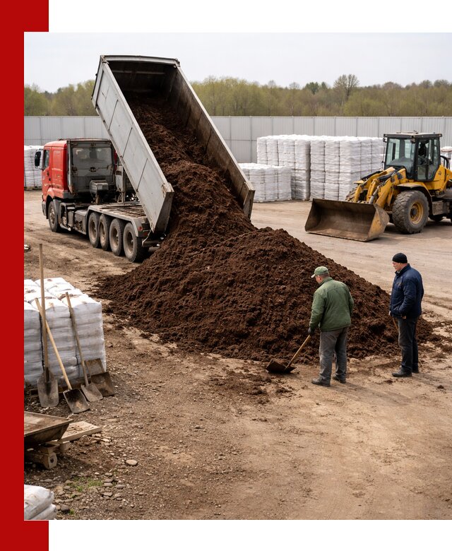 Доставка торфяных смесей оптом и в розницу в Добрянке