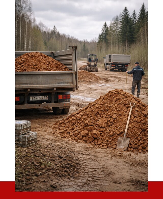 Глина и суглинки в Добрянке от 4546 р. за куб | ПРОНЕРУДДбр