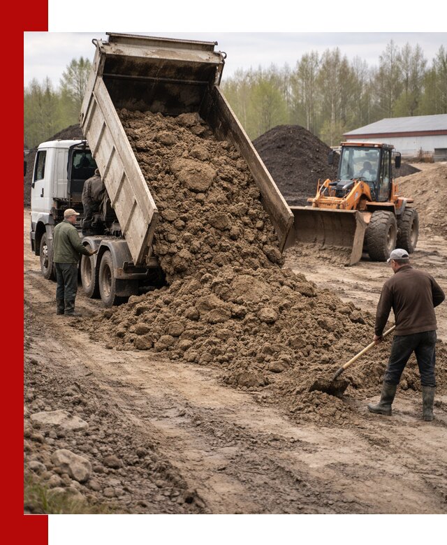 Доставка глин и суглинков в Добрянке оптом и вкрай